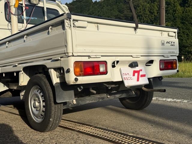 アクティトラック ＳＤＸ　４ＷＤ　２５０ＫＧ吊り簡易クレーン付き　構造変更済　エアコン　パワステ　５速ＭＴ（35枚目）