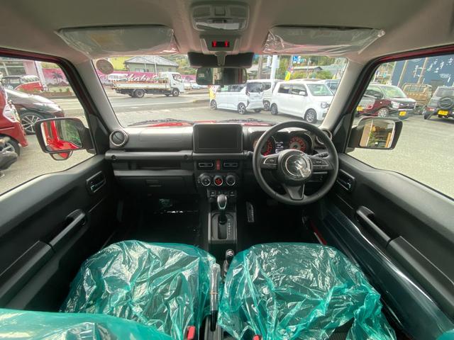 ジムニーノマド ＦＣ　ノマド／登録済未使用車／シズリングレッド／４ＷＤ／オートクルーズコントロール／衝突被害軽減システム／ＬＥＤヘッドランプ／オートハイビーム／全席パワーウィンドウ／シートヒーター／ＳＵＶ／５ドア（22枚目）