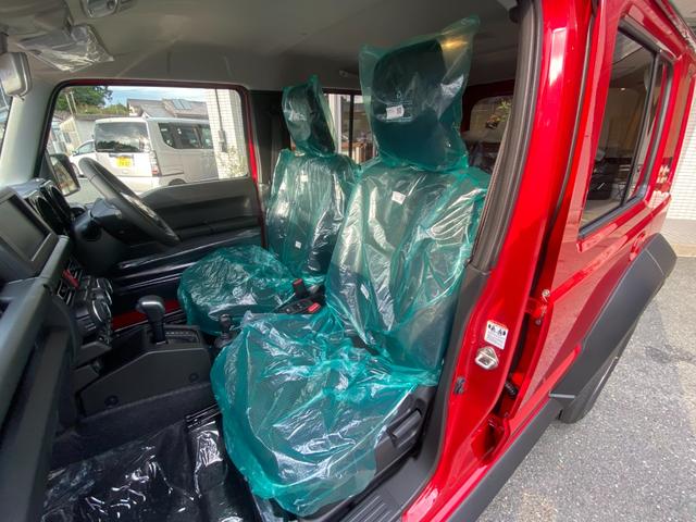 ジムニーノマド ＦＣ　ノマド／登録済未使用車／シズリングレッド／４ＷＤ／オートクルーズコントロール／衝突被害軽減システム／ＬＥＤヘッドランプ／オートハイビーム／全席パワーウィンドウ／シートヒーター／ＳＵＶ／５ドア（33枚目）