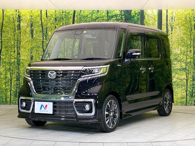 フレアワゴンカスタムスタイル ハイブリッドＸＴ　禁煙車　衝突軽減ブレーキ　ＳＤナビ　全周囲カメラ　ＬＥＤヘッドライト　ＬＥＤフォグライト　シートヒーター　クルーズコントロール　オートエアコン　ハーフレザー　純正１５インチアルミホイール（58枚目）