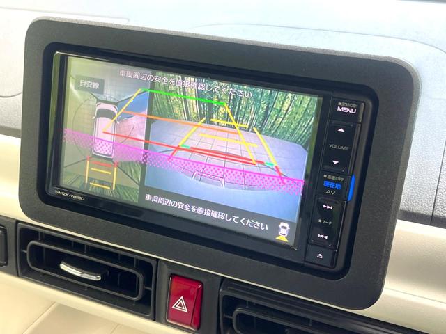 ムーヴキャンバス ストライプスＧ　禁煙車　純正ナビ　パノラマモニター　両側パワスラ　スマートアシスト　シートヒーター　ＬＥＤヘッド　スマートキー　コーナーセンサー　オートエアコン　オートライト　ＬＥＤフォグ（5枚目）