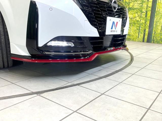 オーラ ニスモ 禁煙車 純正9型ナビ アラウンドビューモニター エマージェンシーブレーキ プロパイロット BSM デジタルミラー ステアリングヒーター ETC スマートキー LEDヘッドライト LEDフォグライト(64枚目)