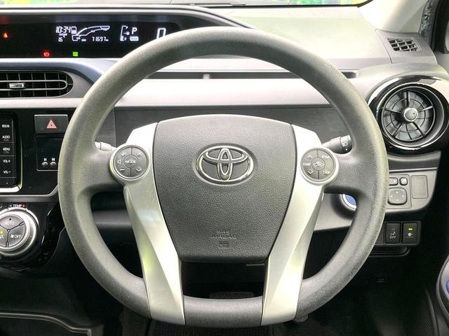 アクア S 禁煙車 純正ナビ バックモニター スマートキー オートライト オートエアコン LEDヘッド シートヒーター ETC 電動格納ミラー シートリフター フォグライト モケットシート バニティミラー(11枚目)