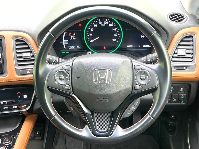 ヴェゼル ハイブリッドZ・ホンダセンシング 禁煙車 純正ナビ バックモニター ホンダセンシング レーダークルーズ シートヒーター オートエアコン ETC ハーフレザーシート LEDヘッド オートライト スマートキー シートリフター ドラレコ(11枚目)