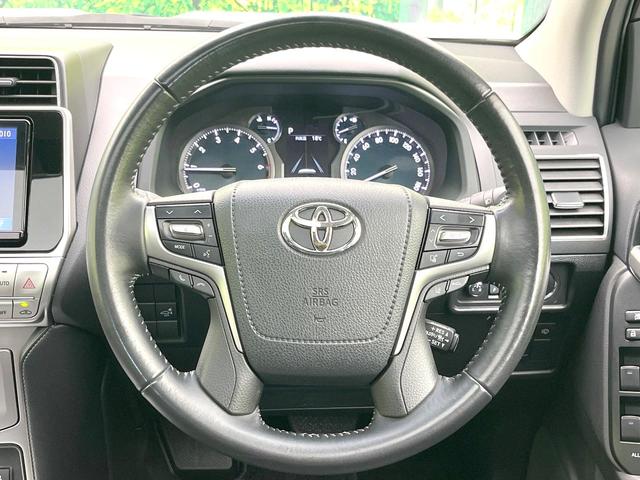 ランドクルーザープラド TX Lパッケージ マットブラックエディション 禁煙車 純正9型ナビ サンルーフ セーフティセンス レーダークルーズ シートヒーター ベンチレーション ブラック内装 パワーシート ブラックルーフレール LEDヘッド オートライト ETC(11枚目)