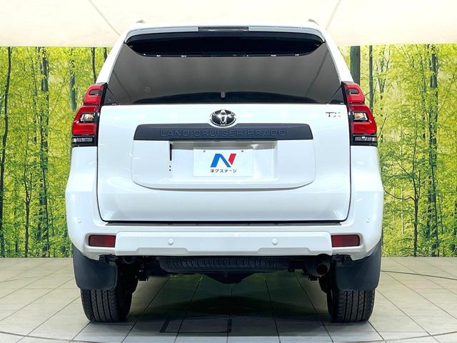ランドクルーザープラド TX Lパッケージ マットブラックエディション 禁煙車 純正9型ナビ サンルーフ セーフティセンス レーダークルーズ シートヒーター ベンチレーション ブラック内装 パワーシート ブラックルーフレール LEDヘッド オートライト ETC(15枚目)
