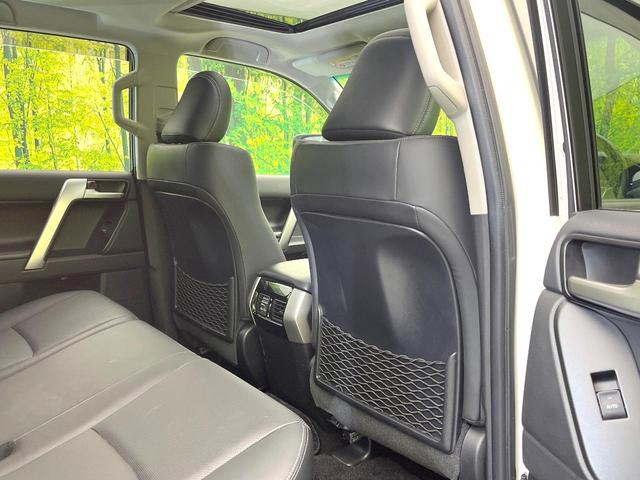 ランドクルーザープラド TX Lパッケージ マットブラックエディション 禁煙車 純正9型ナビ サンルーフ セーフティセンス レーダークルーズ シートヒーター ベンチレーション ブラック内装 パワーシート ブラックルーフレール LEDヘッド オートライト ETC(34枚目)