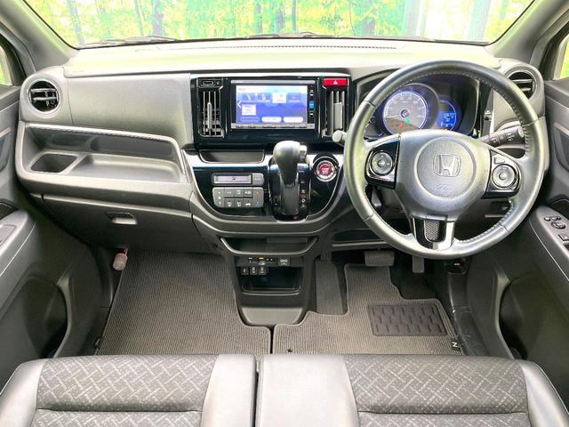 N-WGNカスタム G・Lパッケージ 禁煙車 純正ナビ バックモニター シティブレーキ クルコン ETC HIDヘッド オートライト オートエアコン スマートキー フォグライト 電動格納ミラー シートリフター ハーフレザーシート(2枚目)