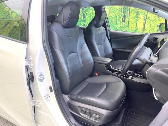 プリウス Ａツーリングセレクション　禁煙車　純正９型ナビ　バックモニター　セーフティセンス　レーダークルーズ　ＢＳＭ　シートヒーター　ヘッドアップディスプレイ　ＥＴＣ　ドラレコ　オートエアコン　ＬＥＤヘッド　オートライト　スマートキー（8枚目）