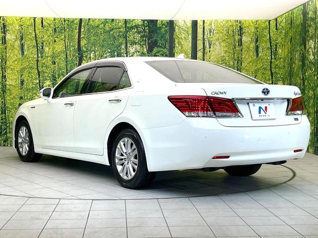 クラウンハイブリッド ロイヤルサルーン　禁煙車　純正８型ＨＤＤナビ　バックモニター　レーダークルーズコンロトロール　クリアランスソナー　パワーシート　ＥＴＣ　スマートキー　ＨＩＤヘッド　オートライト　フォグ　電動格納ミラー　バニティミラー（59枚目）