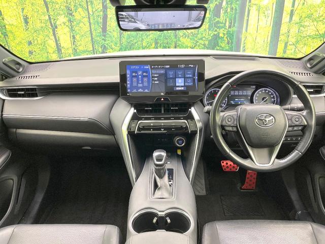 ハリアー Ｚ　レザーパッケージ　禁煙車　純正１２．３型ナビ　全方位モニター　モデリスタエアロ　パノラマルーフ　セーフティセンス　ＢＳＭ　デジタルミラー　レーダークルーズ　シートヒーター　ベンチレーション　ＥＴＣ　ステアリングヒーター（2枚目）