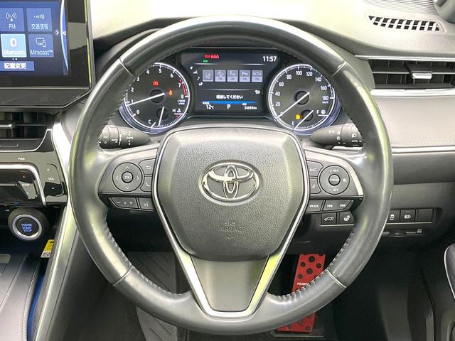 ハリアー Ｚ　レザーパッケージ　禁煙車　純正１２．３型ナビ　全方位モニター　モデリスタエアロ　パノラマルーフ　セーフティセンス　ＢＳＭ　デジタルミラー　レーダークルーズ　シートヒーター　ベンチレーション　ＥＴＣ　ステアリングヒーター（11枚目）