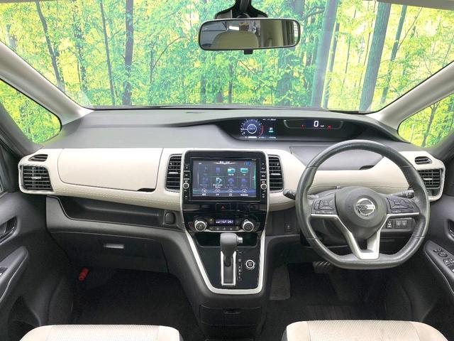 セレナ ハイウェイスター　純正９型ナビ　バックモニター　エマージェンシーブレーキ　クルコン　両側パワスラ　グレージュ内装　ＥＴＣ　リアオートエアコン　オートエアコン　オートライト　スマートキー　アイドリングストップ（2枚目）