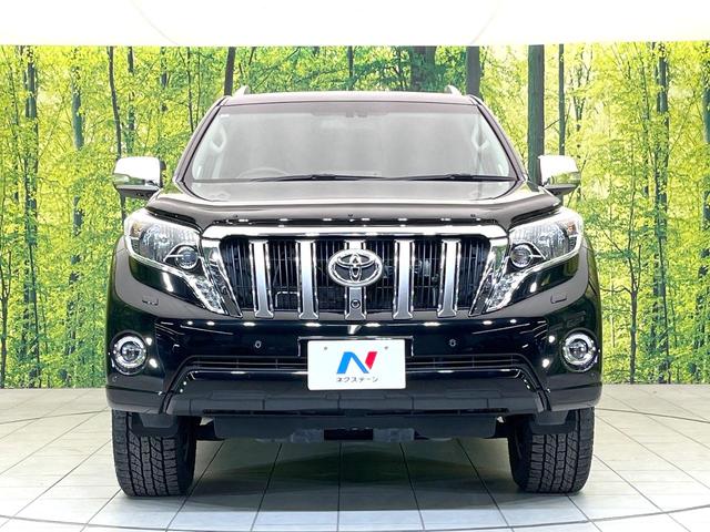 ランドクルーザープラド TX Lパッケージ・G-フロンティア 禁煙車 メーカーナビ フロント・サイド・バックカメラ クルコン パワーシート 赤茶レザーシート 3列シート ETC LEDヘッド ヘッドライトウォッシャー オートライト オートエアコン スマートキー(15枚目)
