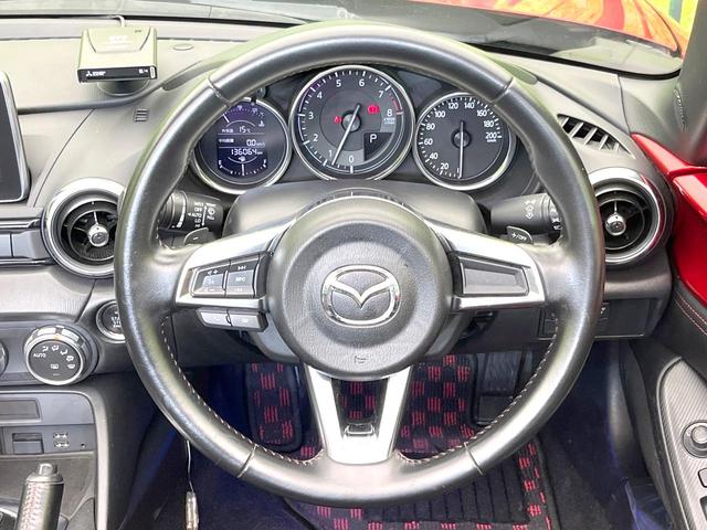 ロードスター Ｓスペシャルパッケージ　禁煙車　純正ナビ　オートエアコン　ＥＴＣ　ドラレコ　スマートキー　ＬＥＤヘッド　オートライト　シートリフター　Ｂｌｕｅｔｏｏｔｈ　ＣＤ／ＤＶＤ／地デジ　ＡＤＶＡＮＲａｃｉｎｇ１７インチＡＷ（11枚目）