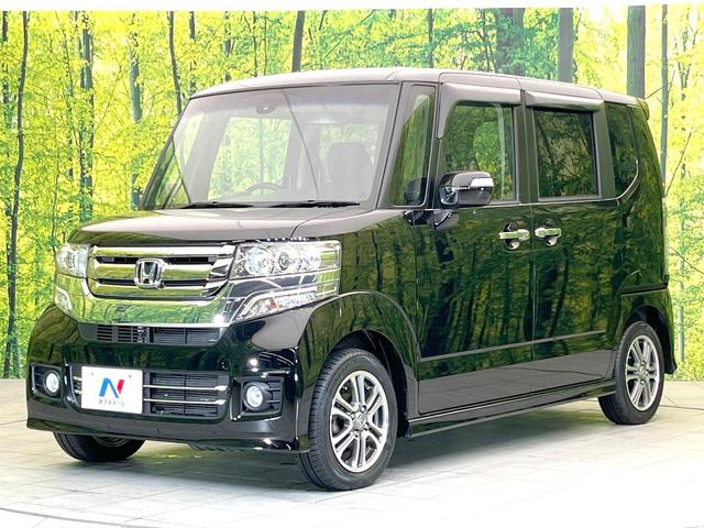 N-BOXカスタム G・Lパッケージ 禁煙車 純正ナビ バックモニター シティブレーキ 両側パワスラ HIDヘッド フォグ オートライト スマートキー ステアリングスイッチ 電動格納ミラー Bluetooth シートリフター(53枚目)