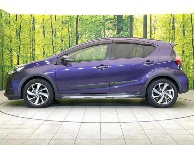 アクア クロスオーバー 純正9型ナビ バックモニター セーフティセンス シートヒーター スマートキー オートエアコン LEDヘッド フォグ オートライト 合皮コンビシート シートリフター ステアリングスイッチ(62枚目)