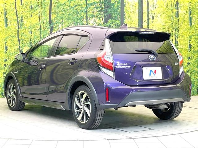 アクア クロスオーバー 純正9型ナビ バックモニター セーフティセンス シートヒーター スマートキー オートエアコン LEDヘッド フォグ オートライト 合皮コンビシート シートリフター ステアリングスイッチ(63枚目)