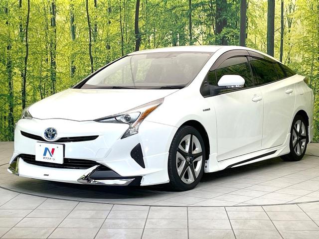 プリウス Ｓ　禁煙車　純正ナビ　バックモニター　モデリスタエアロ　オートエアコン　ＥＴＣ　ＬＥＤヘッド　オートライト　ドラレコ　シートリフター　純正１７インチＡＷ　シートリフター　電動格納ミラー　バニティミラー（55枚目）