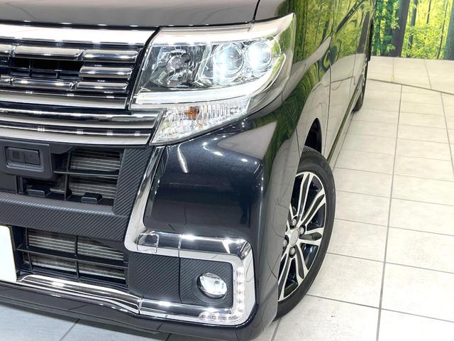 タント カスタムＲＳ　トップエディションＳＡＩＩ　禁煙車　ＳＤナビ　バックモニター　スマートアシスト　両側パワスラ　ＥＴＣ　ＬＥＤヘッド　フォグ　オートライト　オートエアコン　ハーフレザーシート　アイドリングストップ　電動格納ミラー　スマートキー（12枚目）