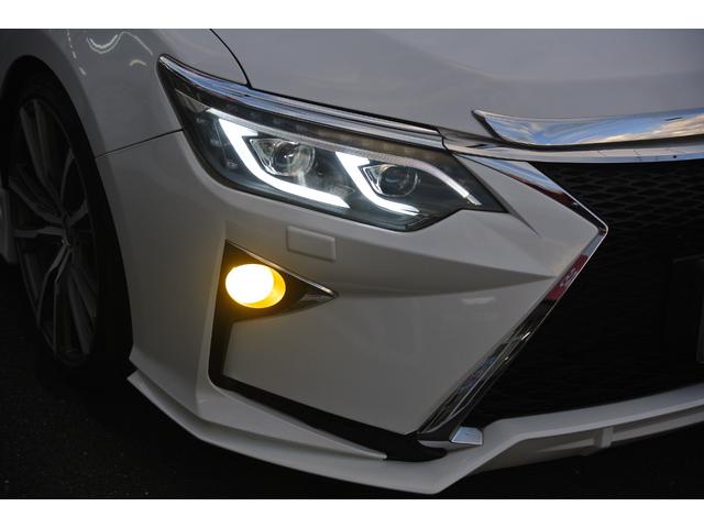 カムリ ハイブリッド　Ｇパッケージ　スピンドルグリルフルエアロ割れ無しテイン車高調１９ＡＷ（23枚目）