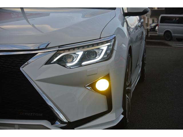 カムリ ハイブリッド　Ｇパッケージ　スピンドルグリルフルエアロ割れ無しテイン車高調１９ＡＷ（24枚目）