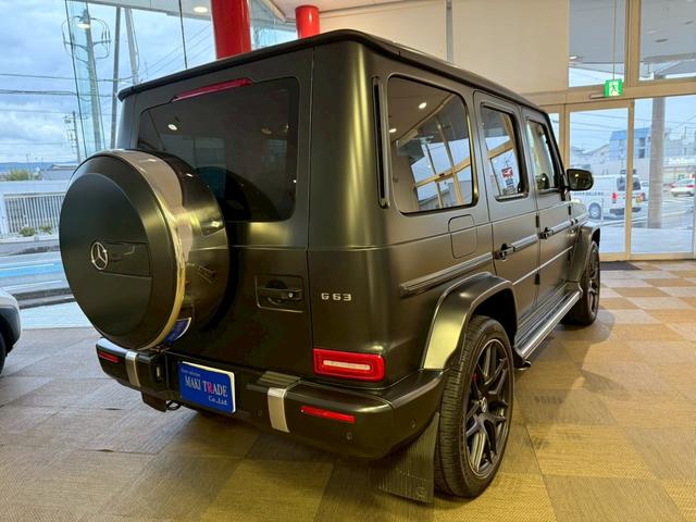 Gクラス G63 AMGレザーエクスクルーシブパッケージ 艶消しブラックラッピング(10枚目)