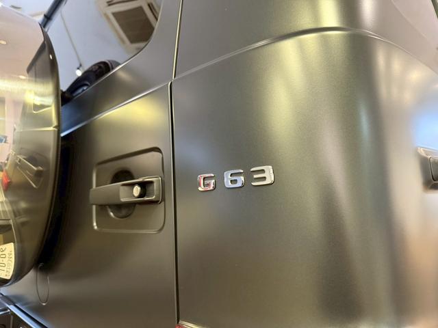 Gクラス G63 AMGレザーエクスクルーシブパッケージ 艶消しブラックラッピング(11枚目)