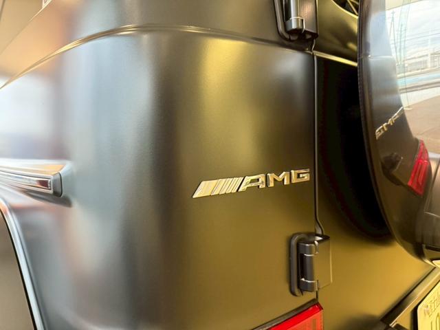 Gクラス G63 AMGレザーエクスクルーシブパッケージ 艶消しブラックラッピング(12枚目)