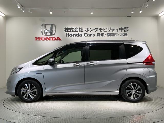 フリードハイブリッド ハイブリッド・ＥＸ　Ｈ　ＳＥＮＳＩＮＧ　最長５年保証　ワンオ－ナ－　ナビＶＸＭ－１９４ＶＦｉ　ＴＶ　ＲカメラＤＶＤ　ＥＴＣ　ＬＥＤライト　両側電動ドアＶＳＡ　クルコン　アルミ　スマ－トキ－　スペアキ－　整備記録簿　ＡＡＣ（47枚目）