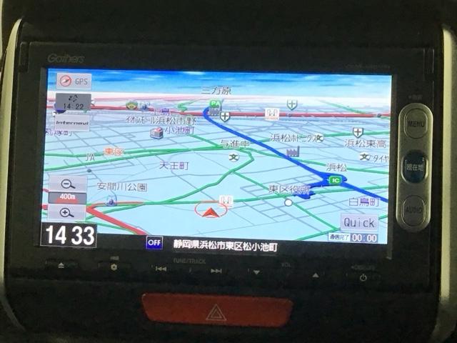 ギャザズナビ搭載です。知らない道も安心ですね！