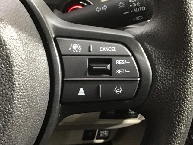 クルーズコントロールを装備しています。高速道路などで一定の速度で走ってくれるので運転が楽ですよ！速度を設定できますので、スピードの出しすぎにも注意できます。