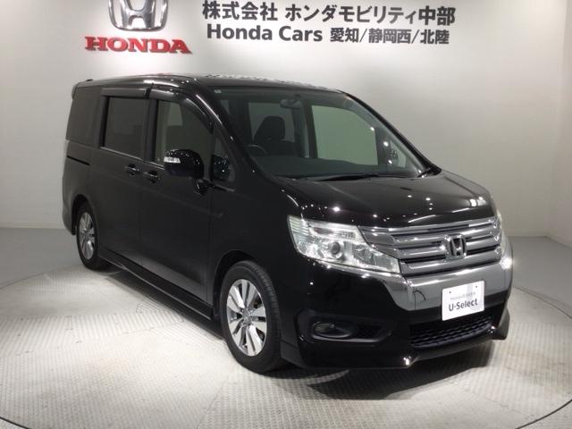 ステップワゴンスパーダ パワーエディション　１年保証　ナビＶＸＭ－１３５ＶＦＮｉ　ＴＶ　Ｒカメラ　ＣＤ録音　ＤＶＤ　ＥＴＣ　ＨＩＤ　両側電動ドア　ＶＳＡ　アルミ　キ－レス　盗難防止装置　整備記録簿　ＡＡＣ　ドアバイザ－　Ｗエアバッグ　横滑り防止（51枚目）