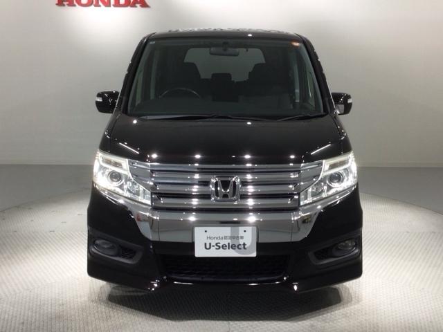 ステップワゴンスパーダ パワーエディション　１年保証　ナビＶＸＭ－１３５ＶＦＮｉ　ＴＶ　Ｒカメラ　ＣＤ録音　ＤＶＤ　ＥＴＣ　ＨＩＤ　両側電動ドア　ＶＳＡ　アルミ　キ－レス　盗難防止装置　整備記録簿　ＡＡＣ　ドアバイザ－　Ｗエアバッグ　横滑り防止（52枚目）