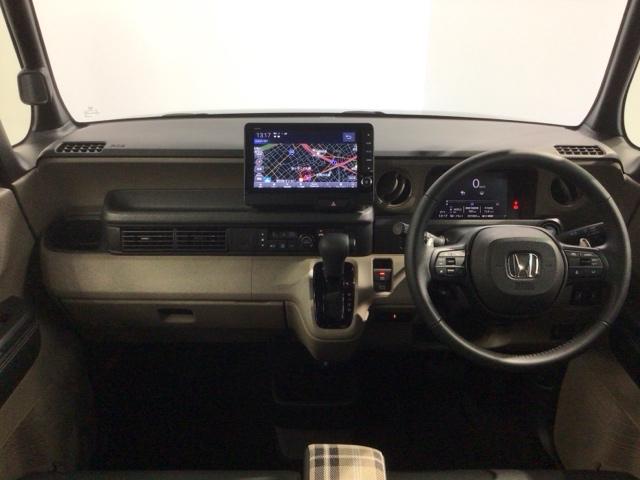 Ｎ－ＢＯＸジョイ ターボ　Ｈ　ＳＥＮＳＩＮＧ　２ト－ン　新車保証　試乗車　ワンオーナー　ナビＬＸＵ－２４２ＮＢｉ　ＴＶ　Ｒカメラ　ＣＤ録音　ＢＴオ－ディオ　ＤＶＤ　シ－トヒ－タ－　ＥＴＣ　ＬＥＤライト　両側電動ドア　ＶＳＡ（9枚目）