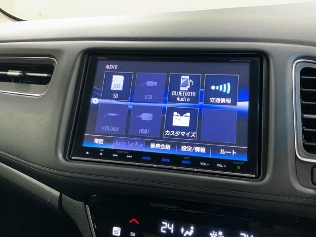 ヴェゼル ハイブリッドＺ・ホンダセンシング　１年保証　ナビＶＸＭ－１７５ＶＦｉ　ＴＶ　Ｒカメラ　ＣＤ録音　ＢＴオ－ディオ　ＤＶＤ　ＥＴＣ　ＬＥＤライト　ＶＳＡ　シ－トヒ－タ－　アルミ　スマ－トキ－　スペアキー　盗難防止装置　整備記録簿　ＡＡＣ（39枚目）