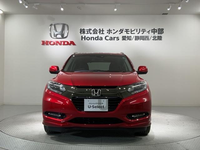 ヴェゼル ハイブリッドＺ・ホンダセンシング　１年保証　ナビＶＸＭ－１７５ＶＦｉ　ＴＶ　Ｒカメラ　ＣＤ録音　ＢＴオ－ディオ　ＤＶＤ　ＥＴＣ　ＬＥＤライト　ＶＳＡ　シ－トヒ－タ－　アルミ　スマ－トキ－　スペアキー　盗難防止装置　整備記録簿　ＡＡＣ（53枚目）