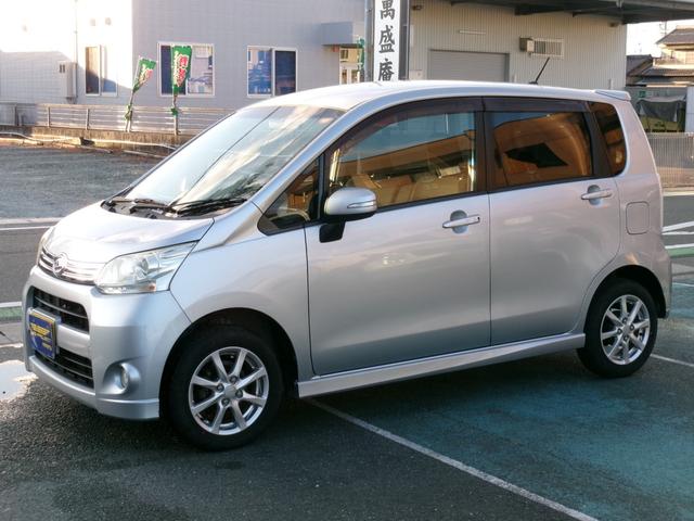 ムーヴ カスタム　Ｘリミテッド　ＴＶナビ／バックカメラ／プッシュスタート／インテリキー／ＨＩＤ／オートエアコン／タイミングチェーン／検Ｒ９．２．２０／全国対応走行距離無制限１年保証付／エアコン保証（3枚目）