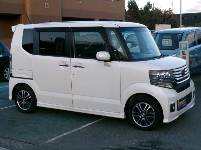 Ｎ－ＢＯＸカスタム Ｇ　ＳＳパッケージ　両側パワースライドドア／フルセグナビ／バックカメラ／ユーザー様買取車／ＨＩＤ／車検整備付／全国対応走行距離無制限１年保証付／エアコン保証（4枚目）