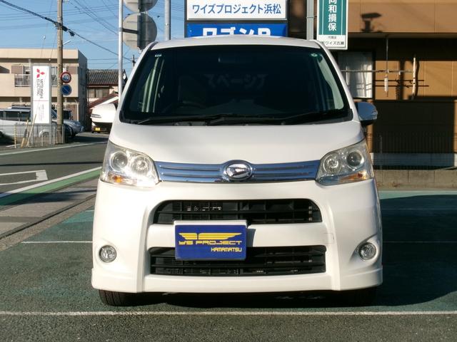 ムーヴ カスタム　ＲＳ　ターボ／フルセグＴＶナビ／ＨＩＤ／プッシュスタート／インテリキー／純正ＭＯＭＯステアリング／オートエアコン／タイミングチェーン／車検整備付／全国対応走行距離無制限１年保証付（2枚目）