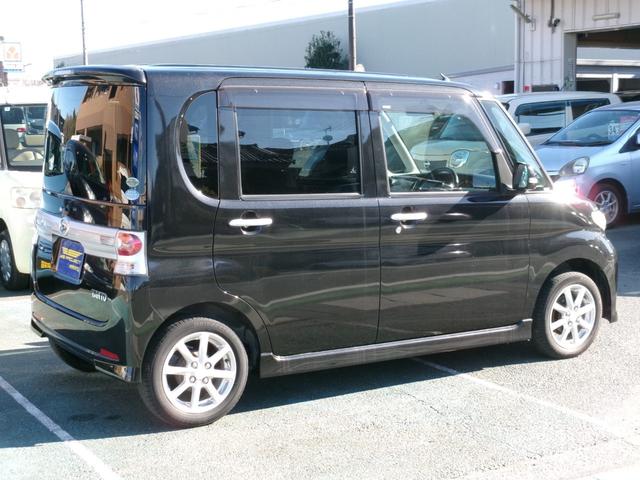 タント カスタムX パワースライドドア/TVナビ/HID/インテリキー/オートエアコン/タイミングチェーン/車検整備付/全国対応走行距離無制限1年保証付/エアコン保証(5枚目)