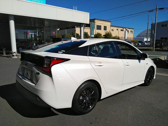 プリウス S ECLIPSEナビ+ETC LEDヘッドランプ 前後コーナーセンサー 社外16インチ黒ホイール(5枚目)