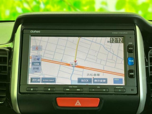 Ｎ－ＢＯＸカスタム ＳＳブラックスタイルパッケージ　新品タイヤ／保証書／純正　ＳＤナビ／シティーブレーキアクティブシステム（ホンダ）／両側電動スライドドア／シートヒーター　前席／ヘッドランプ　ＨＩＤ／Ｂｌｕｅｔｏｏｔｈ接続／ＥＴＣ　ワンオーナー（10枚目）