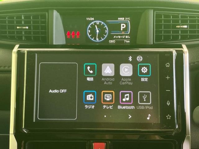 ルーミー カスタムＧ－Ｔ　保証書／ディスプレイオーディオ９インチ／スマートアシスト（トヨタ・ダイハツ）／両側電動スライドドア／シートヒーター　前席／パノラミックビューモニター／車線逸脱防止支援システム／登録済未使用車　ターボ（9枚目）