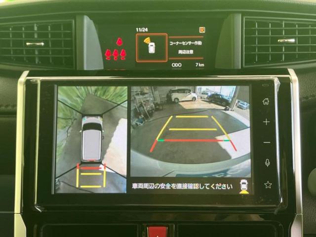 ルーミー カスタムＧ－Ｔ　保証書／ディスプレイオーディオ９インチ／スマートアシスト（トヨタ・ダイハツ）／両側電動スライドドア／シートヒーター　前席／パノラミックビューモニター／車線逸脱防止支援システム／登録済未使用車　ターボ（12枚目）