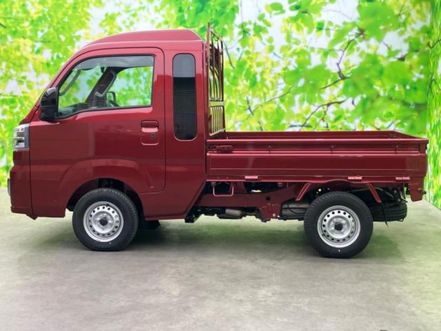 ハイゼットトラック ４ＷＤジャンボエクストラ　保証書／スマートアシスト（トヨタ・ダイハツ）／車線逸脱防止支援システム／登録済未使用車／ヘッドランプ　ＬＥＤ／ＥＢＤ付ＡＢＳ／横滑り防止装置／アイドリングストップ／エアバッグ　運転席　４ＷＤ（2枚目）