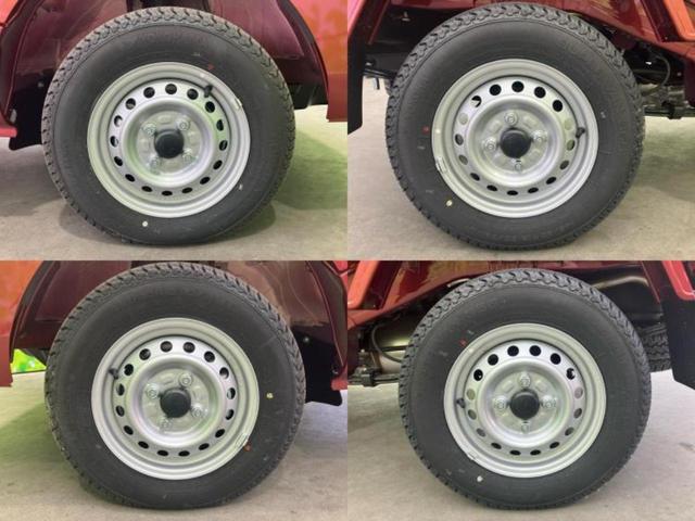 ハイゼットトラック ４ＷＤジャンボエクストラ　保証書／スマートアシスト（トヨタ・ダイハツ）／車線逸脱防止支援システム／登録済未使用車／ヘッドランプ　ＬＥＤ／ＥＢＤ付ＡＢＳ／横滑り防止装置／アイドリングストップ／エアバッグ　運転席　４ＷＤ（50枚目）