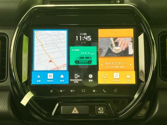 ハスラー ハイブリッドＸターボ　保証書／純正　９インチ　メモリーナビ／セーフティサポート（スズキ）／シートヒーター　前席／全方位モニター／車線逸脱防止支援システム／ヘッドランプ　ＬＥＤ／ＵＳＢジャック／Ｂｌｕｅｔｏｏｔｈ接続　ターボ（9枚目）