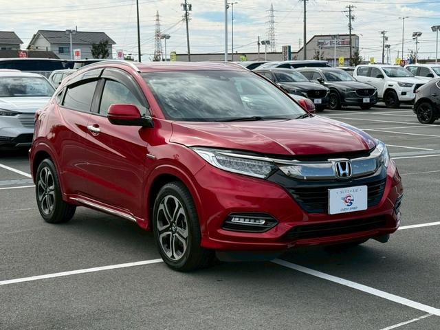 ヴェゼル ハイブリッドZ・ホンダセンシング 8型ナビ/レーダークルーズコントロール/シートヒーター/バックカメラ/衝突軽減ブレーキ/レーン逸脱警告/パドルシフト/LEDヘッド/オートエアコン/オートライト/スマートキー/ETC/パワーウインドウ(55枚目)