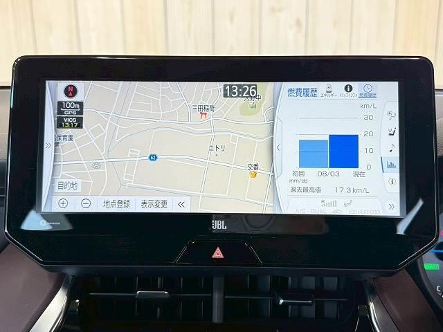 ハリアーハイブリッド Ｚ　レザーパッケージ　純正１２型ナビ／全周囲カメラ／デジタルインナーミラー／ＪＢＬスピーカー／ブラインドスポットモニター／シートメモリー／シートヒーター／シートクーラー／ステアリングヒーター／電動リアゲート／ＥＴＣ（3枚目）